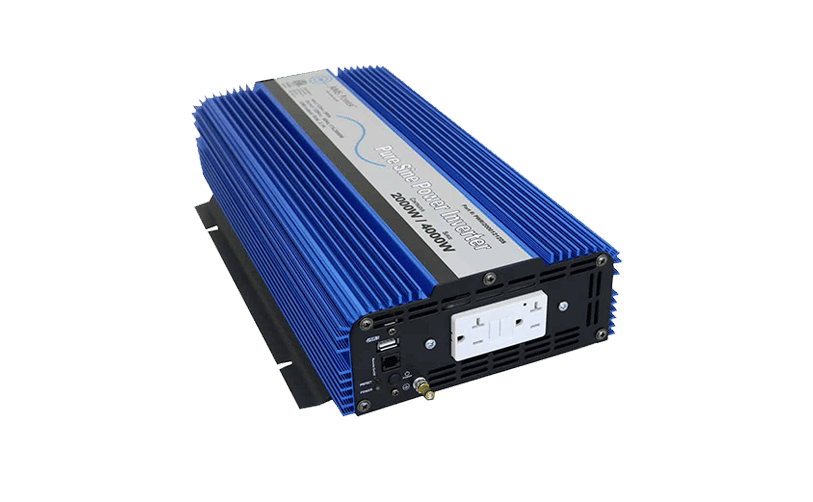 BigBattery - Aims 2000 Watt Pure Sine Wave Inverter ETL Listed to UL 458