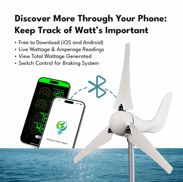 Automaxx Marine 400W Wind Turbine Generator Kit - King of Generators