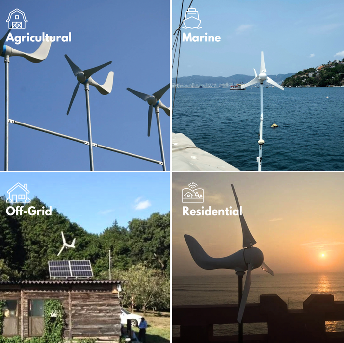 Automaxx Marine 400W Wind Turbine Generator Kit - King of Generators