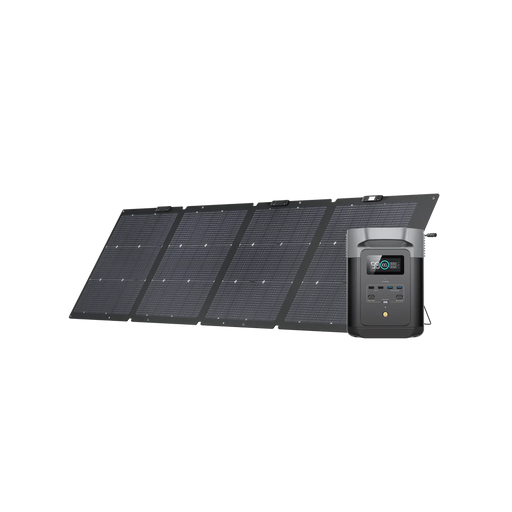 EcoFlow DELTA 2 Solar Generator + 220W Solar Panels - King of Generators