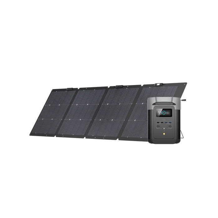EcoFlow DELTA 2 Solar Generator + 220W Solar Panels - King of Generators