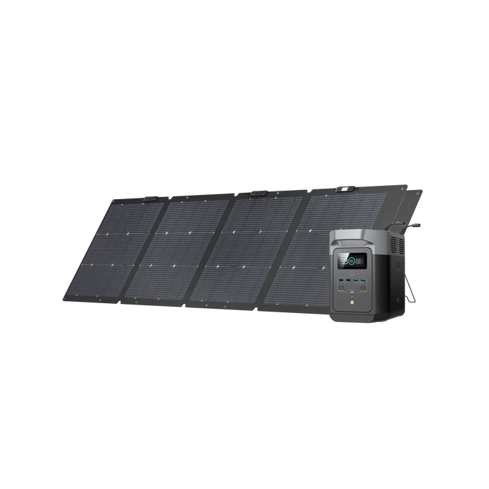 EcoFlow DELTA 2 Solar Generator + 220W Solar Panels - King of Generators
