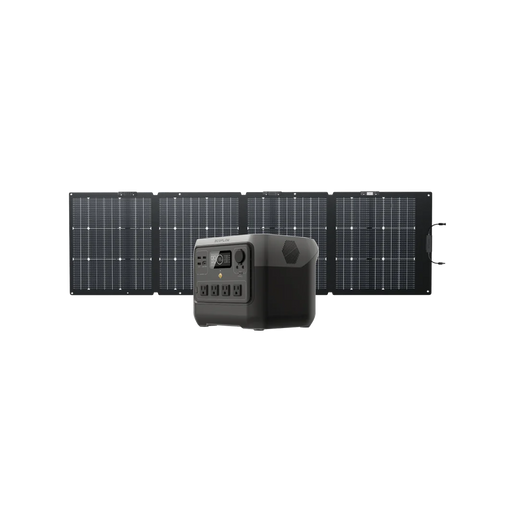 Ecoflow RIVER 2 Pro + 220W Portable Solar Panel - King of Generators