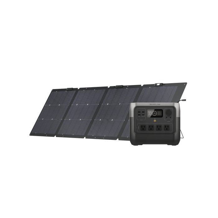 Ecoflow RIVER 2 Pro + 220W Portable Solar Panel - King of Generators