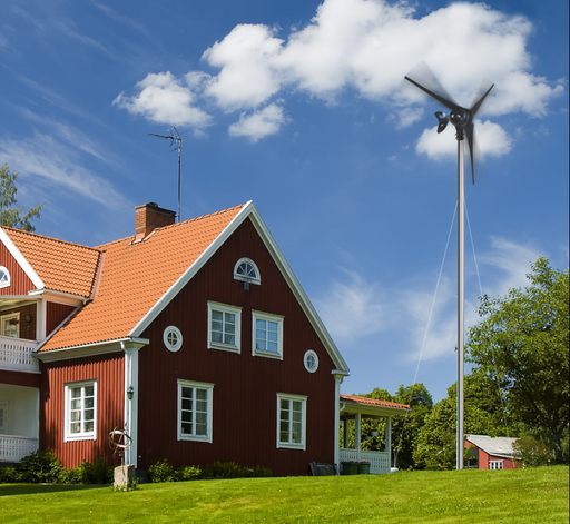 Nature Power - 2000-Watt 24-Volt Wind Turbine Power Generator with MPPT Controller - King of Generators