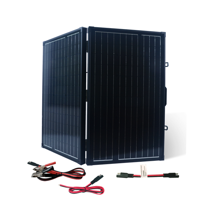 Nature Power - 120 Watt Monocrystalline Briefcase Solar Panel - King of Generators