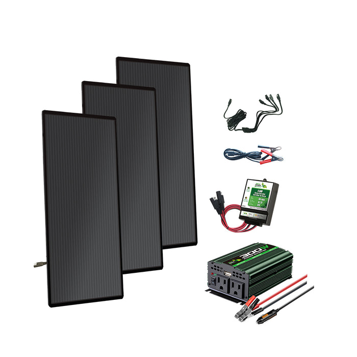 Nature Power - 66 Watt Solar Power Kit - King of Generators