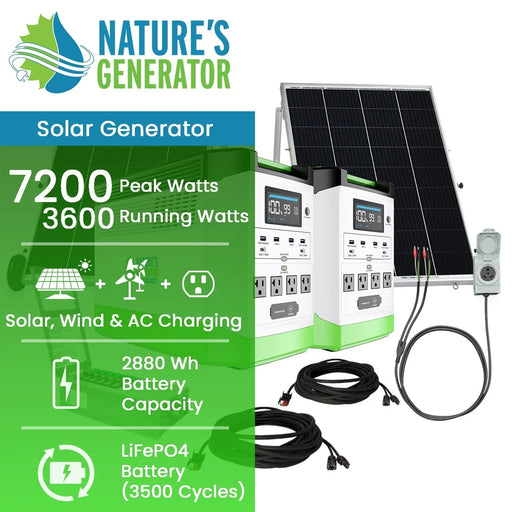 Nature's Generator Lithium 1800 Platinum PE - King of Generators