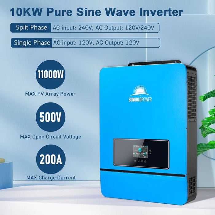 Sungold Power - 10KW 48V Split Phase Solar Inverter - King of Generators