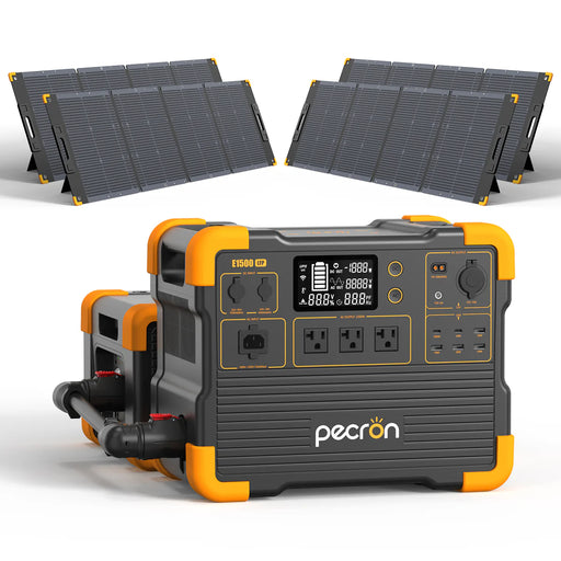 Pecron - Expandable Portable Power Station 2200W 1536Wh - King of Generators