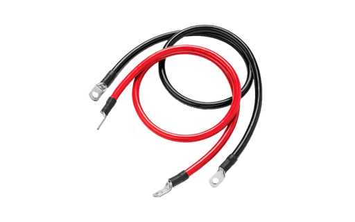 2AWG (Black and Red) 3FT Ring to Ring Terminal Cable - King of Generators