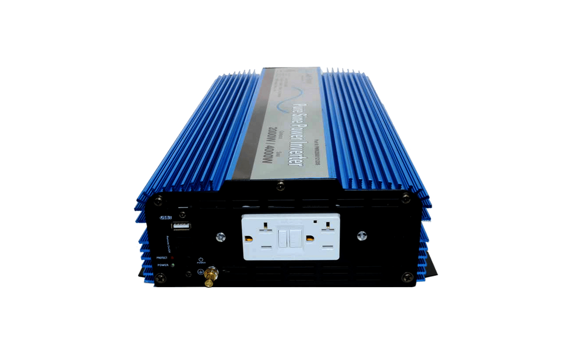 BigBattery - Aims 2000 Watt Pure Sine Wave Inverter ETL Listed to UL 458