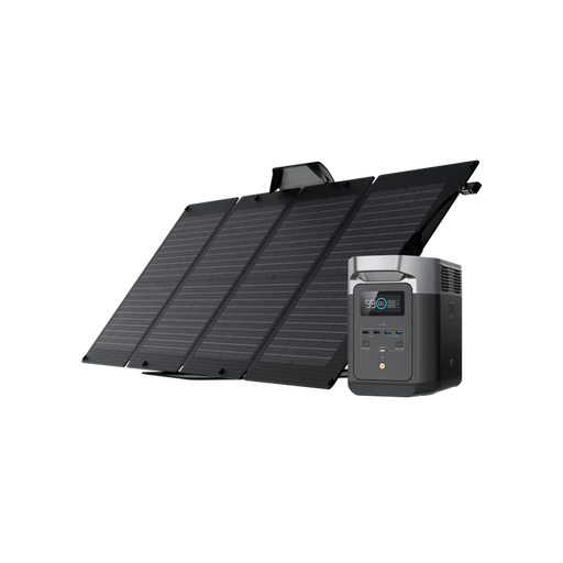 EcoFlow DELTA 2 + 400W Portable Solar Panel - King of Generators
