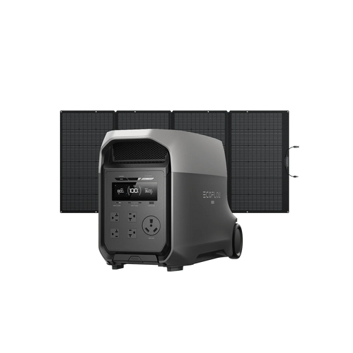 EcoFlow DELTA 3 Ultra + 400W Solar Panel - King of Generators