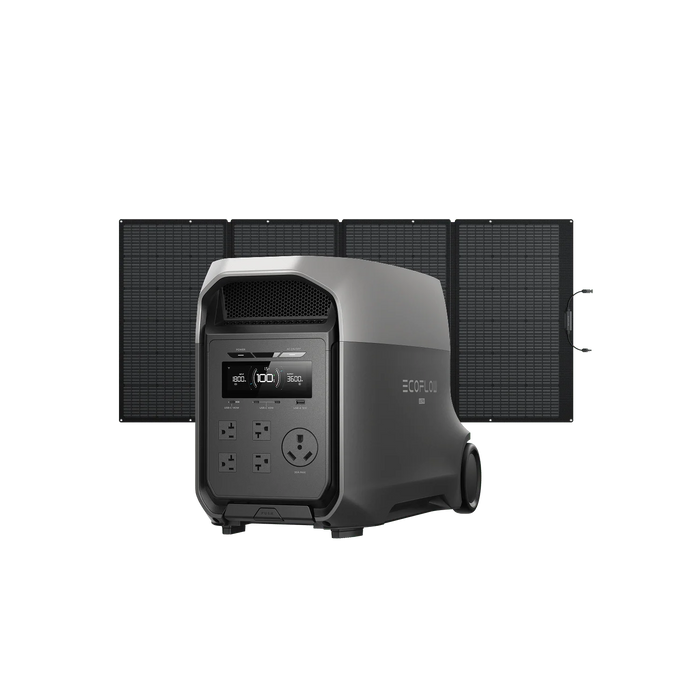 EcoFlow DELTA 3 Ultra + 400W Solar Panel - King of Generators