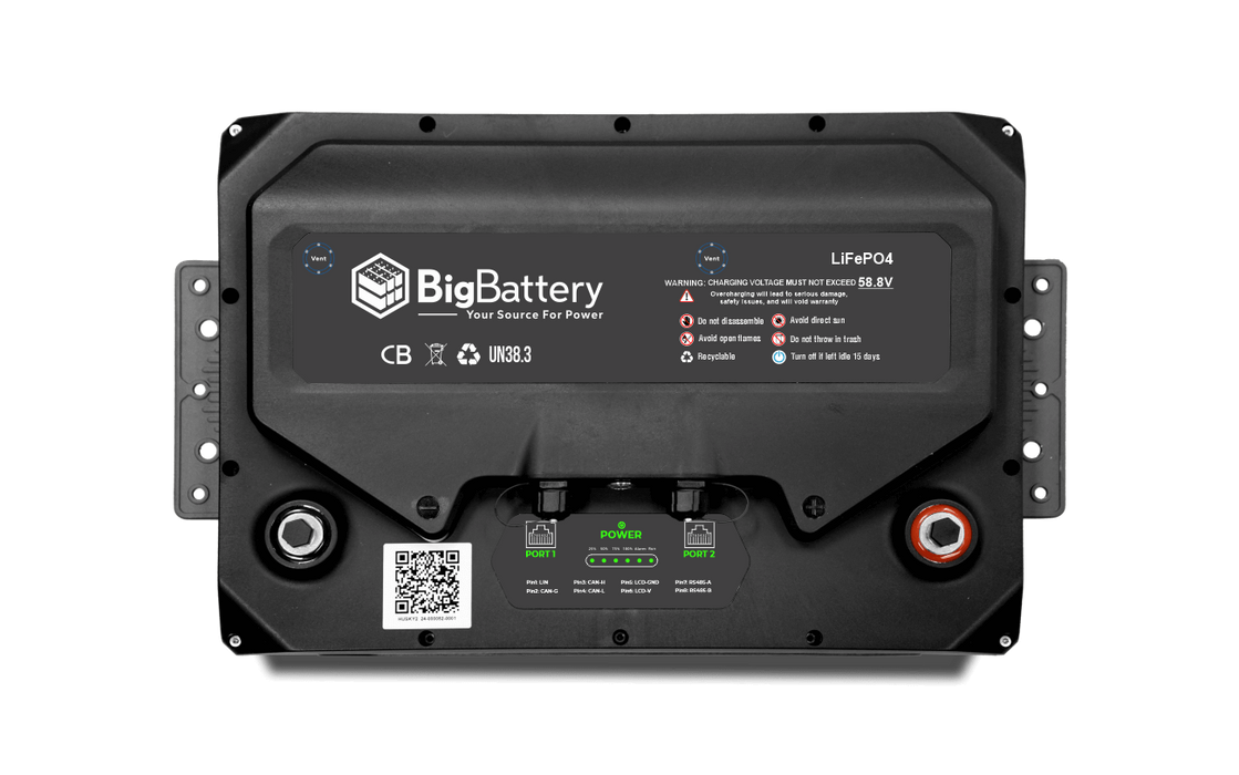 48V HUSKY 2 – LiFePO4 – 100Ah – 5.12kWh - King of Generators
