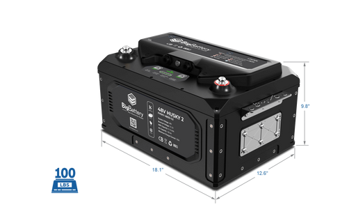 48V HUSKY 2 – LiFePO4 – 100Ah – 5.12kWh - King of Generators
