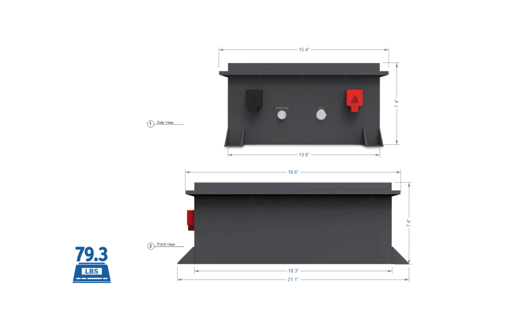 36V RAPTOR 2 – 3.84kWh LiFePO4 - King of Generators