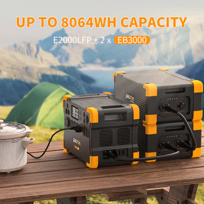 Pecron - Expandable Portable Power Station 2000W 1920Wh