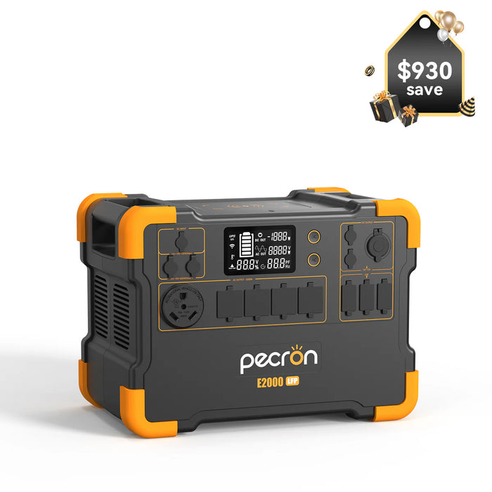 Pecron - Expandable Portable Power Station 2000W 1920Wh
