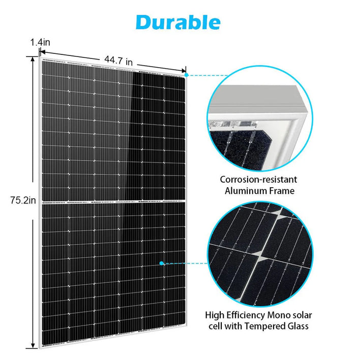 SunGold Power - 450W MONO PERC SOLAR PANEL FULL PALLET (32 PANELS) - King of Generators