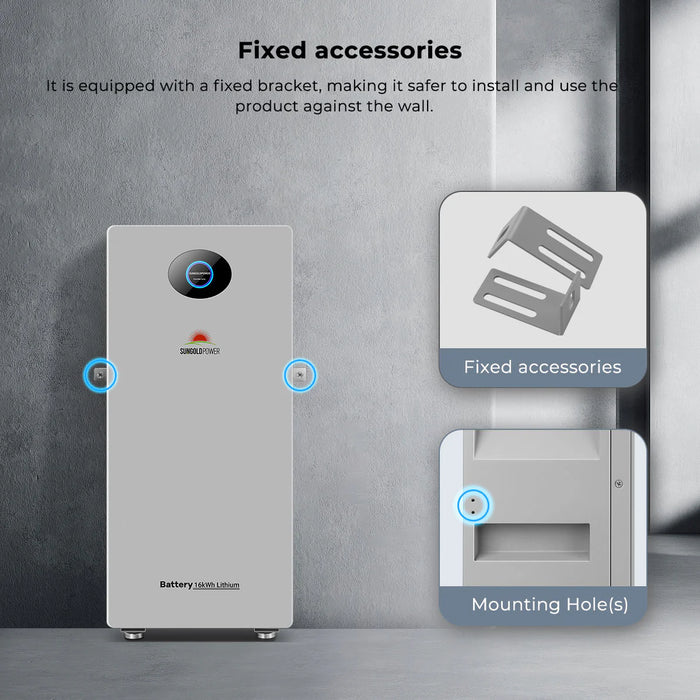 SunGold Power - PowerMax 51.2V 314AH Outdoor Energy Storage Battery UL1973 & UL9540A CEC Listed - King of Generators