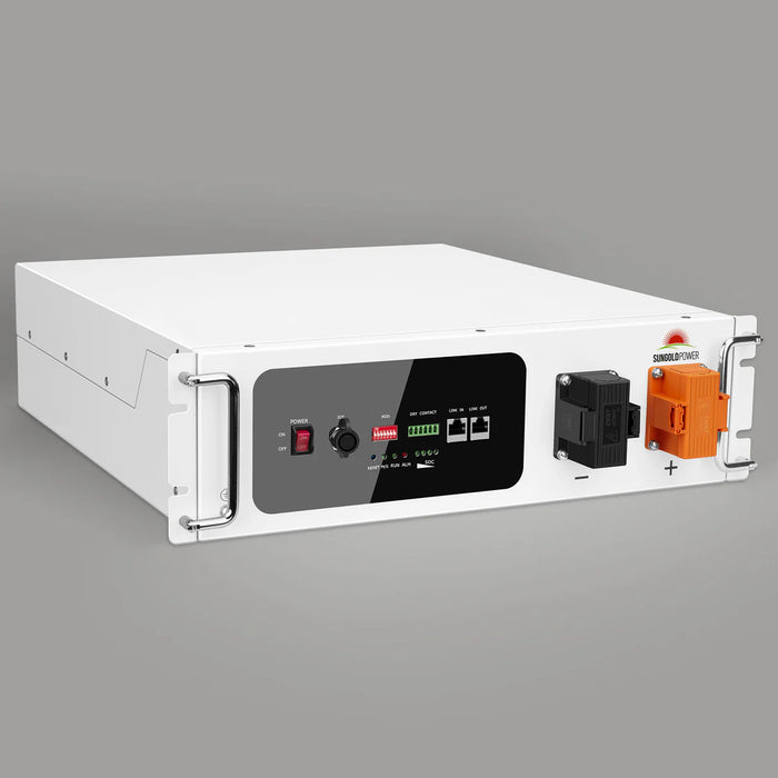 SunGold Power - Server Rack 48V 100AH Lithium Battery Self-Heating - King of Generators