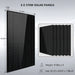 Sungold Power - Off-Grid Solar Kit 5000W 48VDC 120V 10.24KWH - PowerWall Lithium Battery 6 X 370 Watts Solar Panels - King of Generators