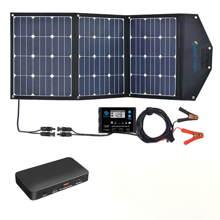ACOPower 120W Foldable Solar Panel - King of Generators