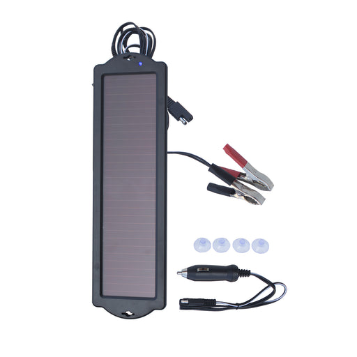 Nature Power - 1.5 Watt Solar Battery Maintainer for 12 Volt Batteries - King of Generators