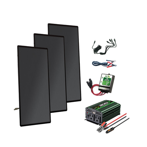 Nature Power - 66 Watt Solar Power Kit - King of Generators