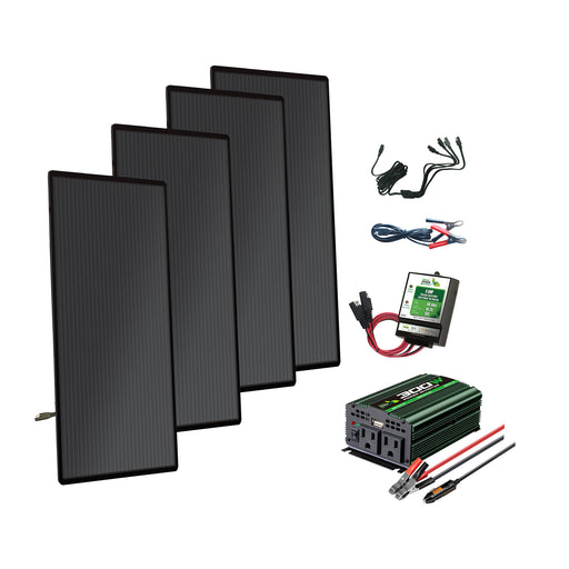 Nature Power - 72 Watt Solar Farm and Cottage Power Kit - King of Generators