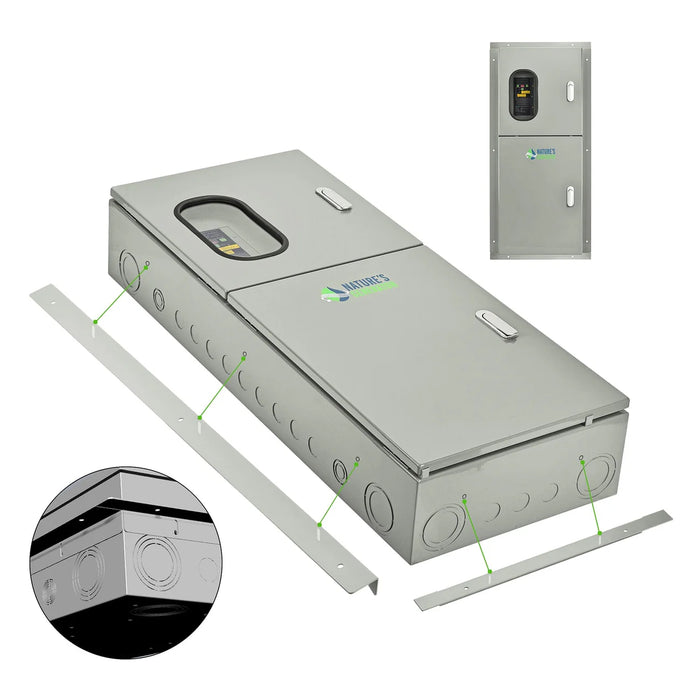 Nature's Generator 125A Automatic Transfer Switch Flush Mount - King of Generators