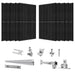 Nature's Generator - 410 Watt Monocrystalline Solar Panel (10 Pack) With Solar Panel Mount Rack - King of Generators