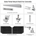 Nature's Generator - 410 Watt Monocrystalline Solar Panel (10 Pack) With Solar Panel Mount Rack - King of Generators