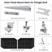 Nature's Generator - 410 Watt Monocrystalline Solar Panel (10 Pack) With Solar Panel Mount Rack - King of Generators