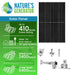 Nature's Generator - 410 Watt Monocrystalline Solar Panel (4 Pack) - King of Generators