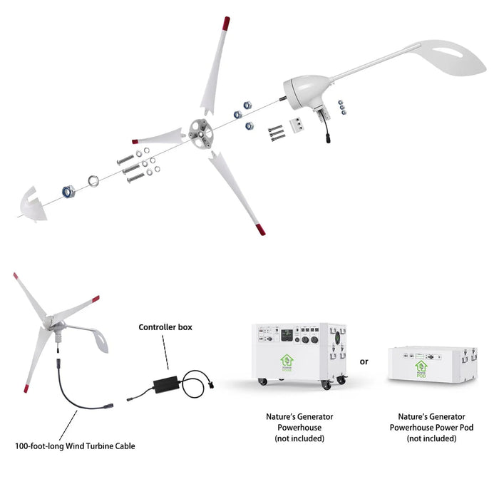 Nature's Generator Powerhouse Wind Turbine - King of Generators