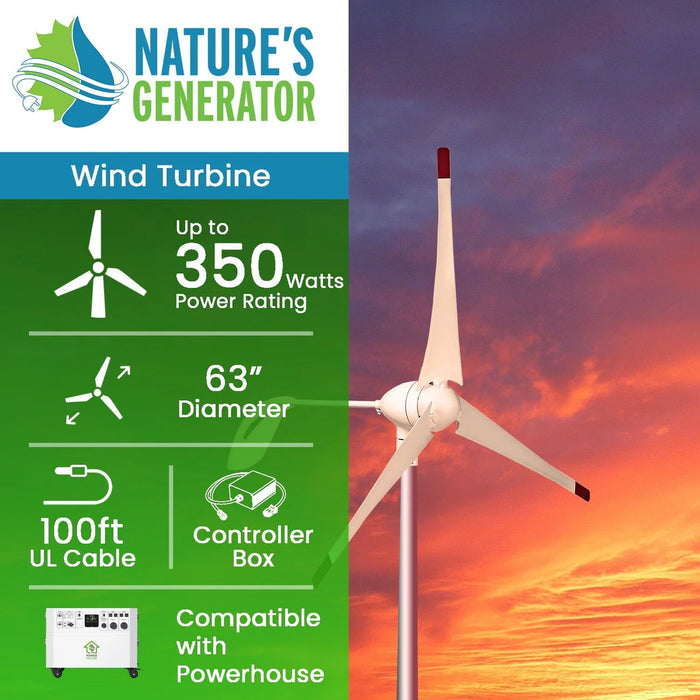 Nature's Generator Powerhouse Wind Turbine - King of Generators