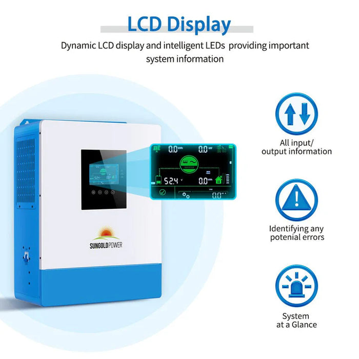Sungold Power - 5000W 48V Solar Charger Inverter - King of Generators