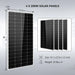 Sungold Power - Solar Kit 3000W 24V Inverter 120V output Lithium Battery 800 Watt Solar Panel - King of Generators