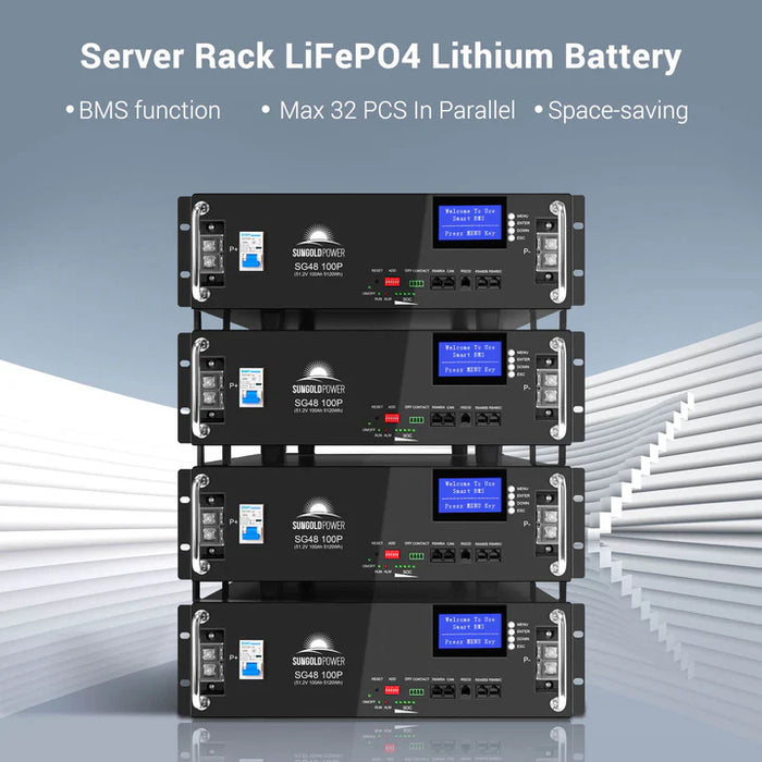 Sungold Power -  48V 100AH LIFEPO4 LITHIUM BATTERY - King of Generators