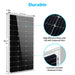 Sungold Power- 100W / 200W Monocrystalline Solar Panels - King of Generators