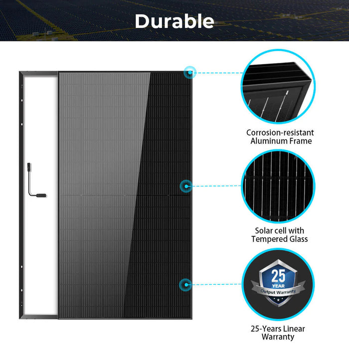 SunGold Power - 440W / 500W PERC Mono Solar Panel - King of Generators