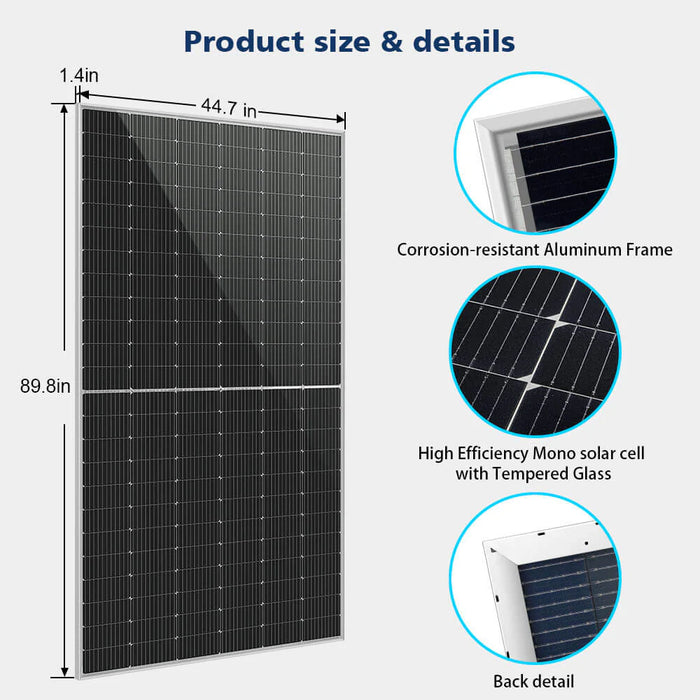 Sungold Power - 460W / 560W Bifacial PERC Solar Panel - King of Generators