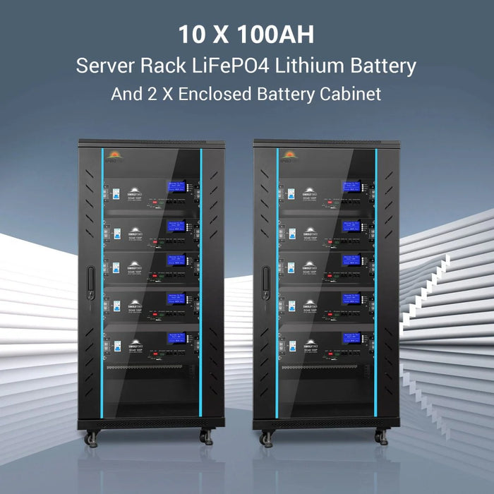 SunGold Power -11.4KW 48V Split Phase 51.2 KWH Lithium Battery + 440 Watt Solar Panels - King of Generators